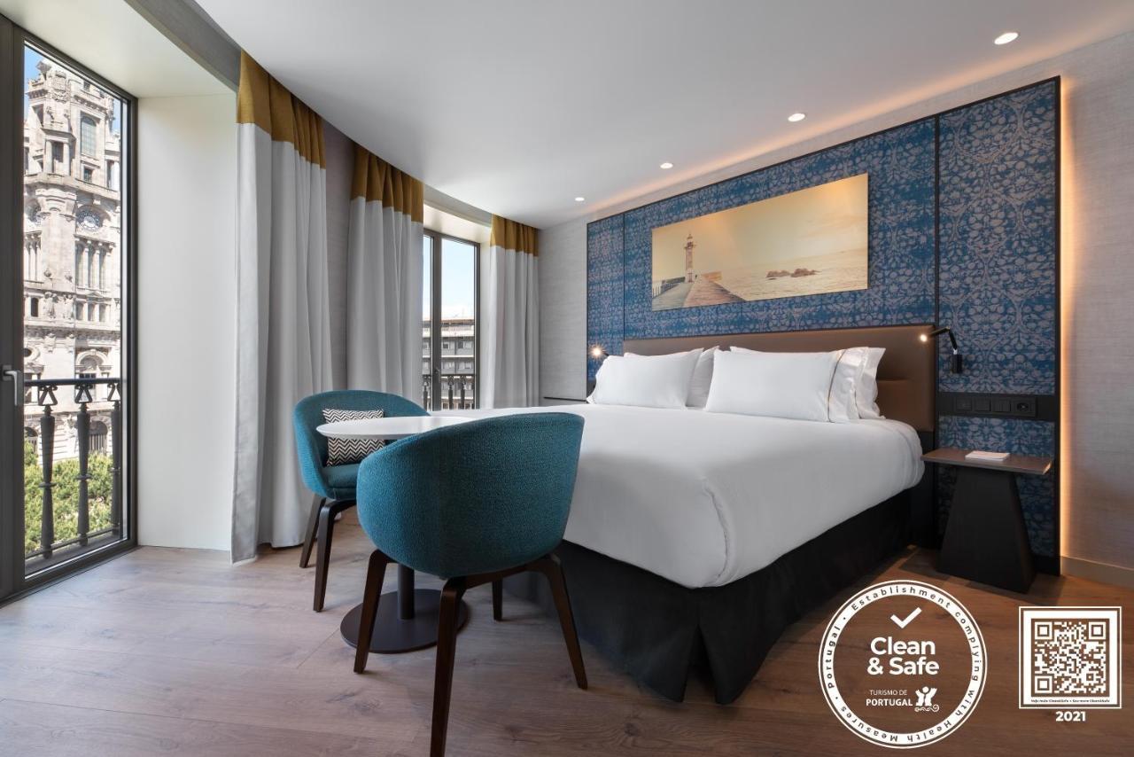 Eurostars Aliados Hotel Porto Bagian luar foto A Clean & Safe certified hotel room in Lisbon, Portugal